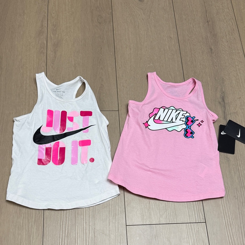 Nike girls tank tops